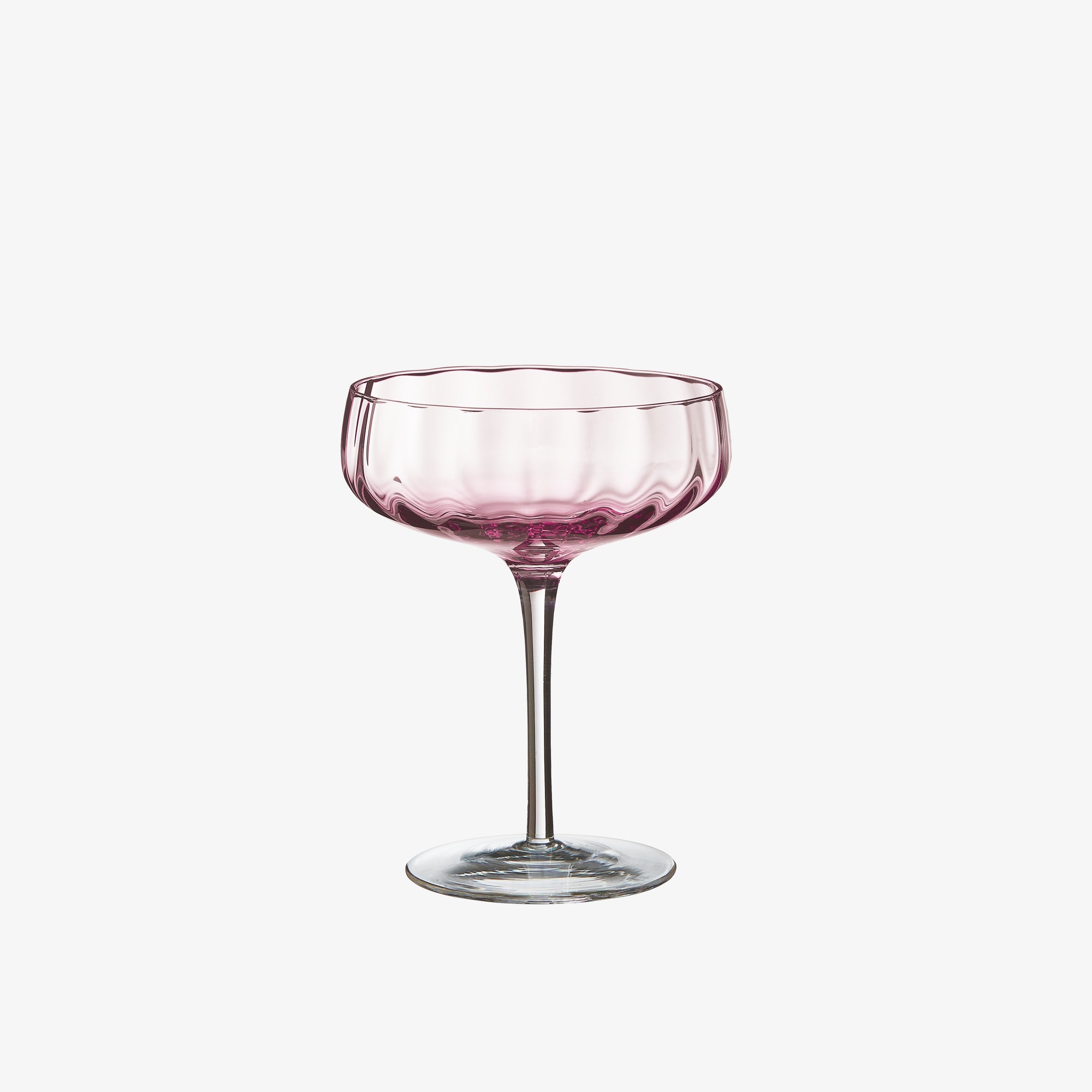 SØHOLM Sonja champagneskål | Raspberry Red