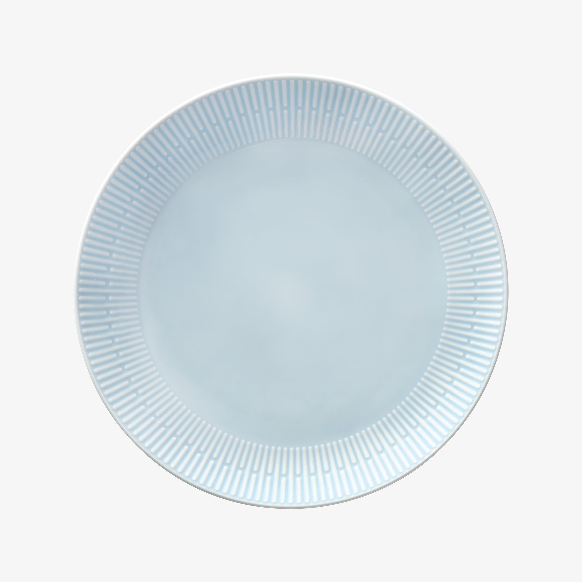 Relief middagstallerken | Light Blue