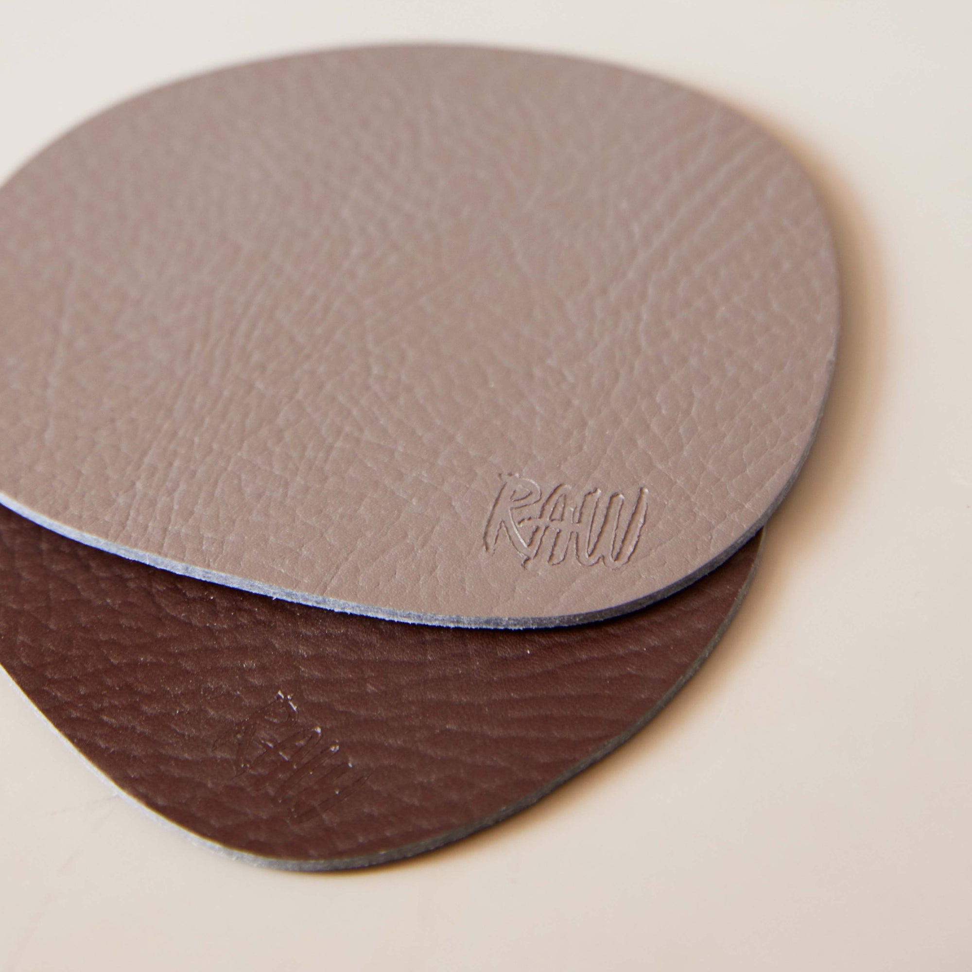 RAW Buffalo coasters 6 stk. | Dusty Rose